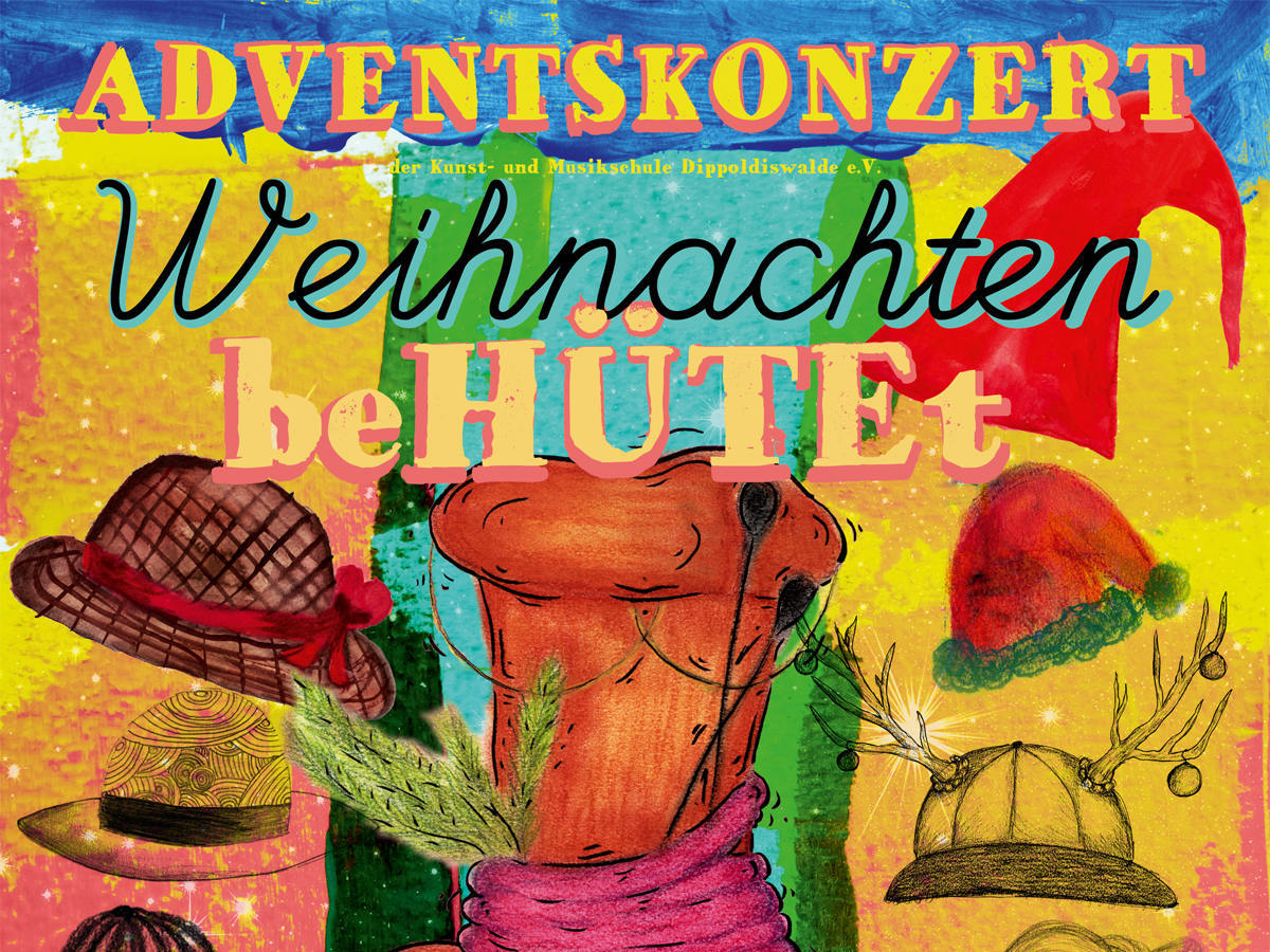Plakat unseres großen Adventskonzertes am 20.12.2025, in Schmiedeberg